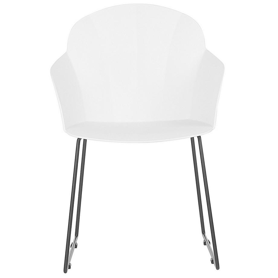 Beliani Set di 2 sedie da pranzo en Materiale sintetico Moderno SYLVA  