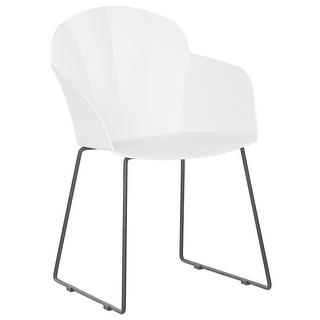 Beliani Lot de 2 chaises de salle à manger en Matière synthétique Moderne SYLVA  