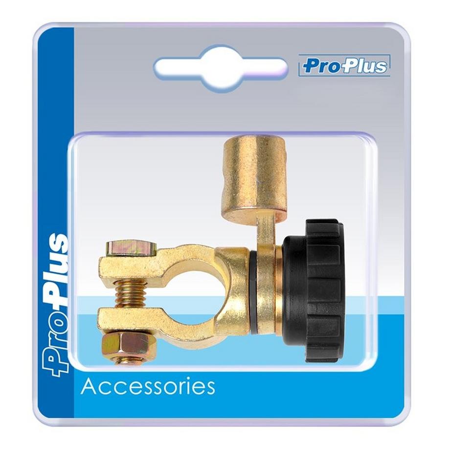 Pricenet  Pince de cosse de batterie (-) avec sectionneur ronde sous blister 