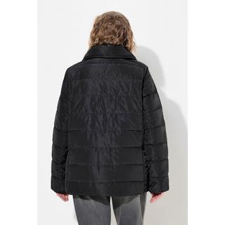 Ulla Popken  Steppjacke mit leichter Wattierung, Stehkragen, Eingriffstatschen, langarm 