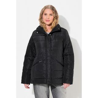 Ulla Popken  Steppjacke mit leichter Wattierung, Stehkragen, Eingriffstatschen, langarm 