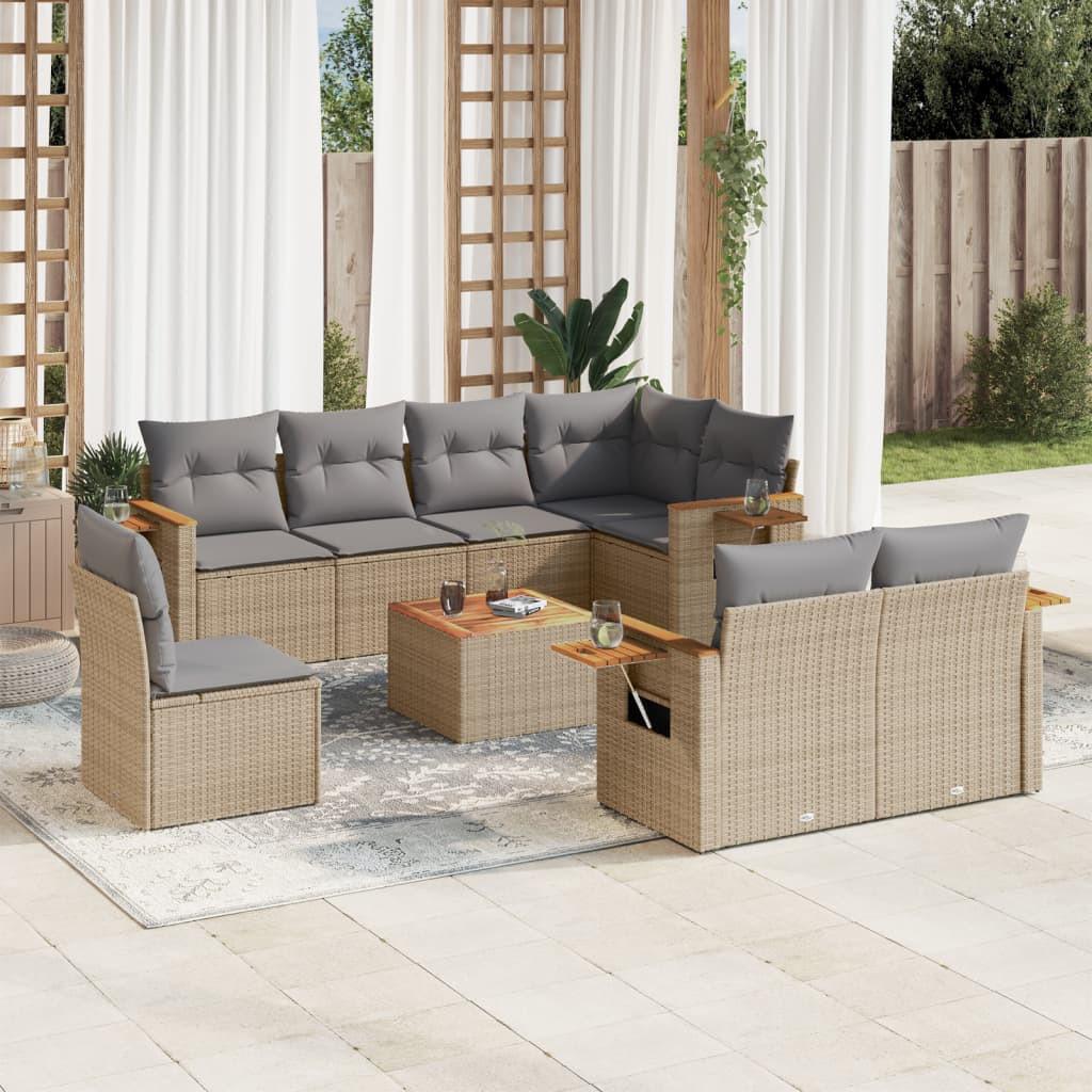 VidaXL Garten sofagarnitur poly-rattan  