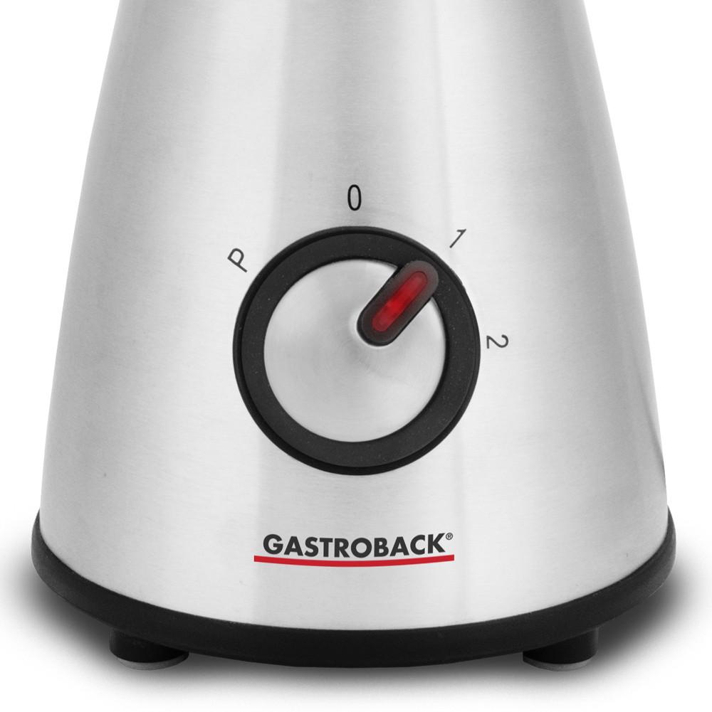 Gastroback Gastroback Design Mini 0,8 L Frullatore da tavolo 500 W Nero, Argento  