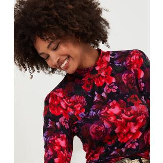 Joe Browns  Florales Jersey-Top mit Trichterausschnitt 