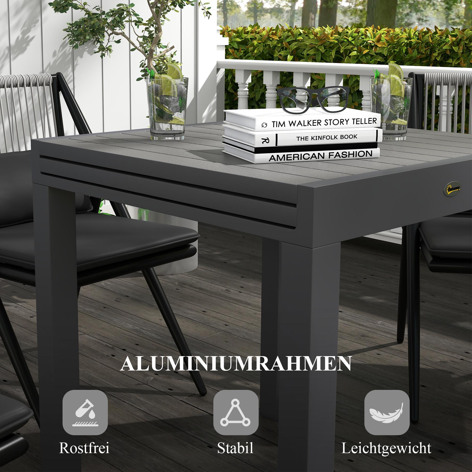 Outsunny Table de jardin  