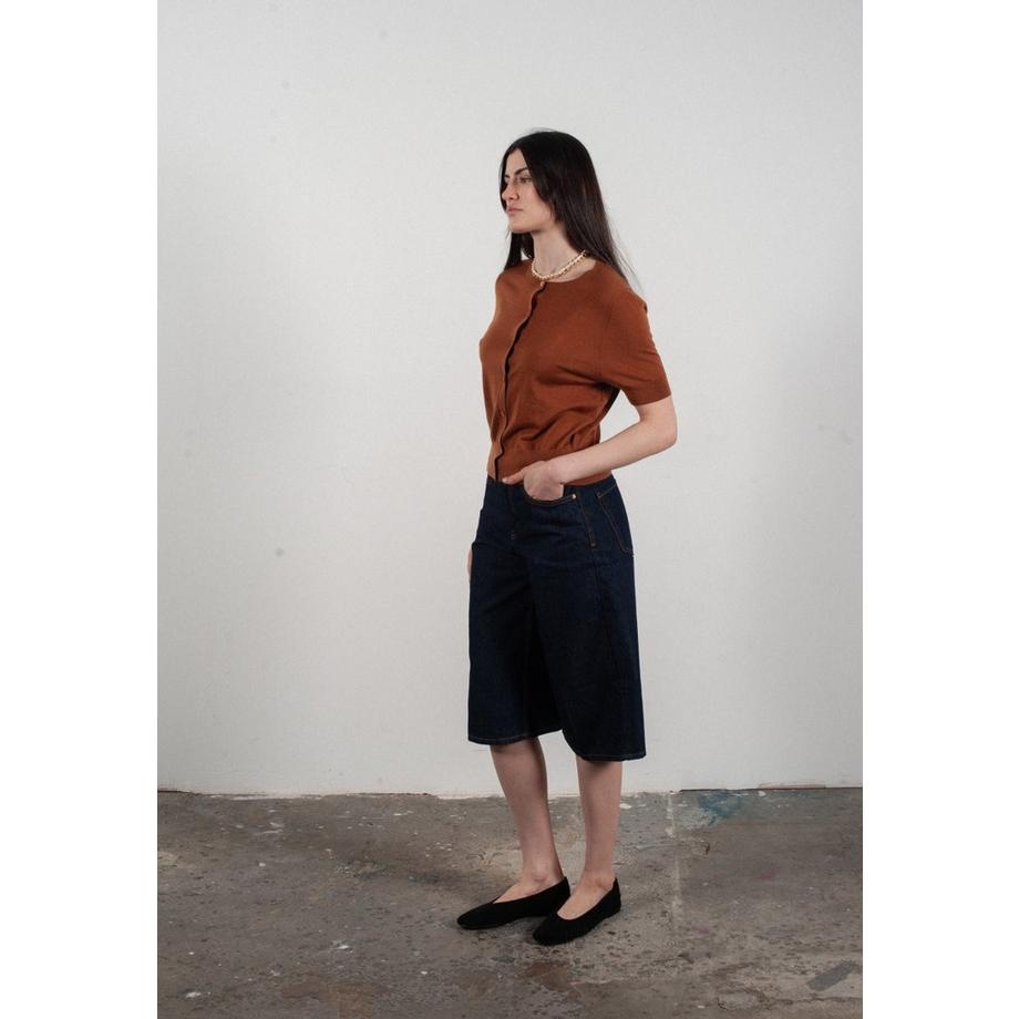 Studio Cashmere8 FRIDA 5 Cardigan Col Rond Manches Courtes  