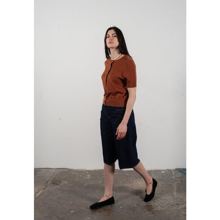 Studio Cashmere8 FRIDA 5 Cardigan Col Rond Manches Courtes  