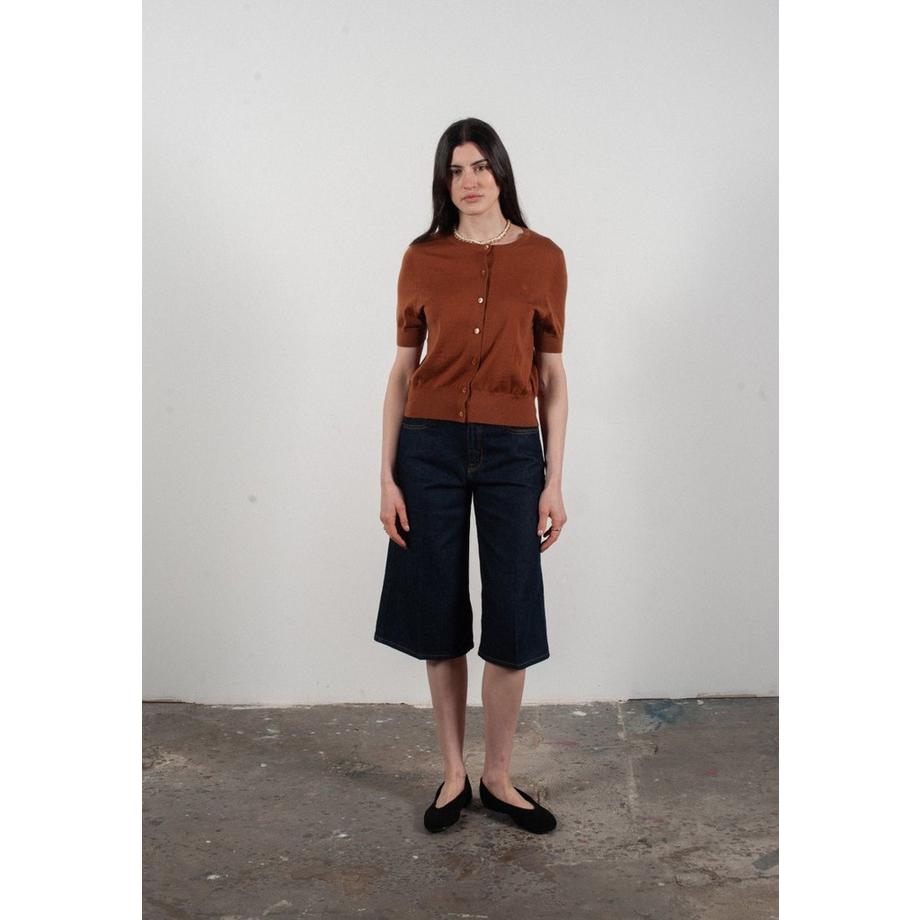 Studio Cashmere8 FRIDA 5 Cardigan Col Rond Manches Courtes  
