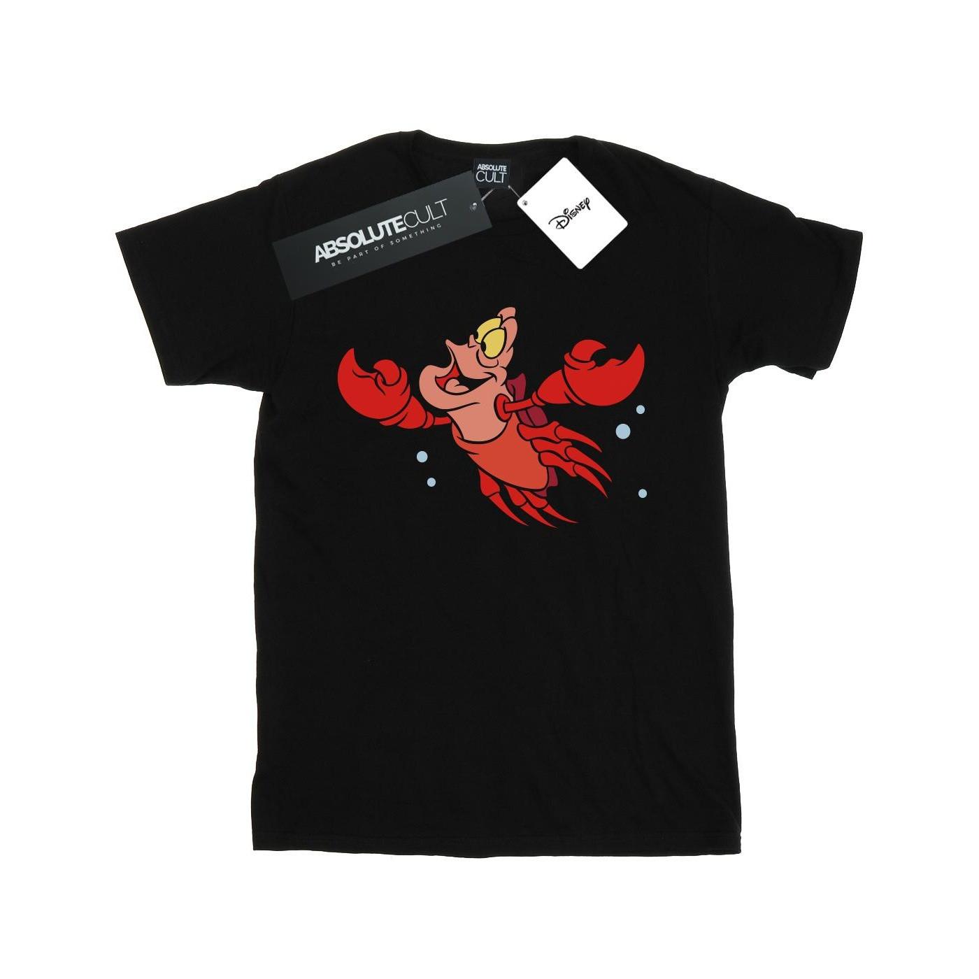 Image of The Little Mermaid Sebastian Bubbles Tshirt Damen Schwarz S