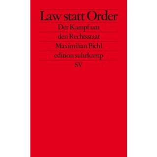 Law statt Order Pichl, Maximilian Libro in brossura 