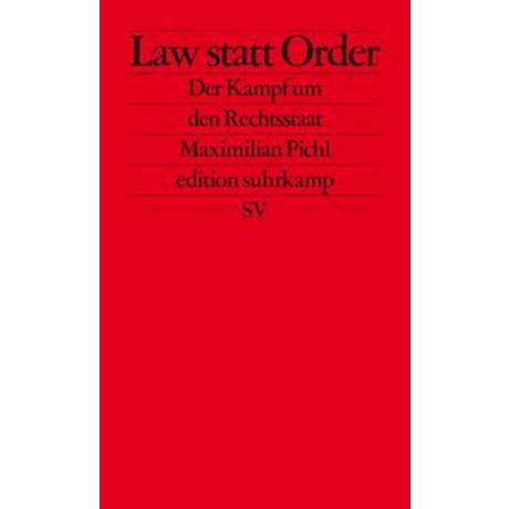 Law statt Order Pichl, Maximilian Libro in brossura 