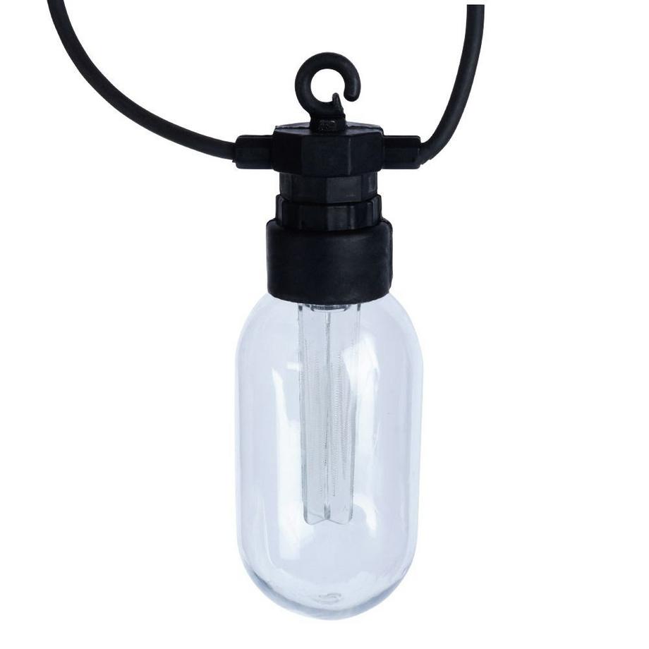 B2X Guirlande de jardin avec 10 lumières LED blanc chaud pour extérieur  