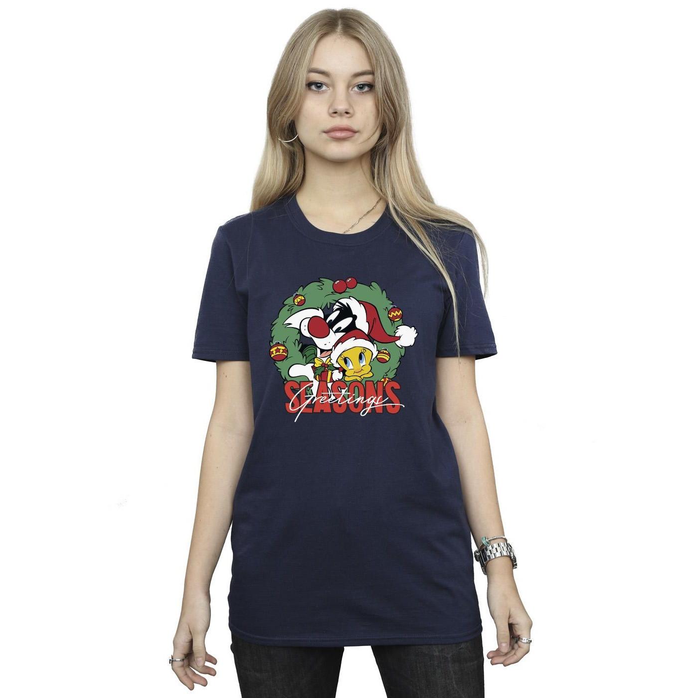 LOONEY TUNES  Tshirt SEASONS GREETINGS 