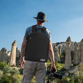 Only-bags.store  Sac à dos pour appareil photo résistant à l'eau Sac à dos photo professionnel pour reflex numérique/reflex sans miroir, compatible pour appareil photo Sony Canon Nikon et accessoires pour trépied d'objectif 