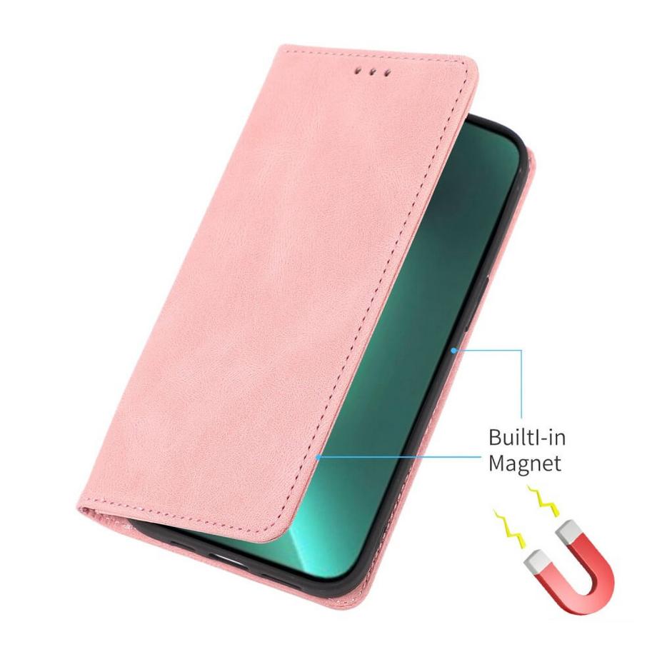 Cover-Discount  iPhone 15 Pro - Vintage éTui Flip Case 