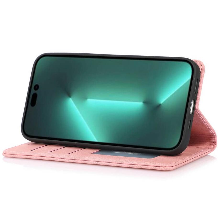 Cover-Discount  iPhone 15 Pro - Vintage éTui Flip Case 