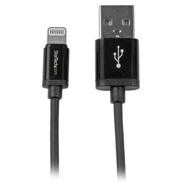 Câble Apple Lightning vers USB pour iPhone 5 / iPod / iPad de 1 m - M/M - Noir