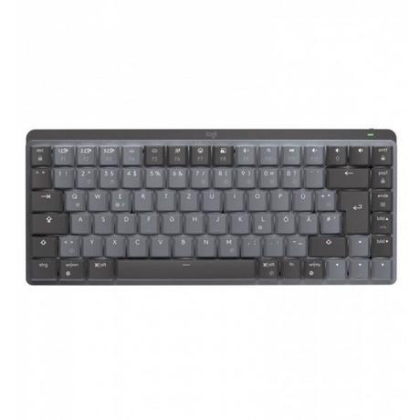 Logitech  MX Mini Mechanical tastiera RF senza fili + Bluetooth QWERTZ Tedesco Grafite, Grigio 