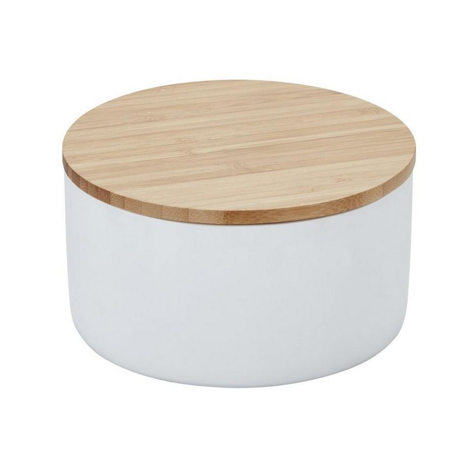 diaqua  Schmuckdose mit Spiegel weiss / Holz 