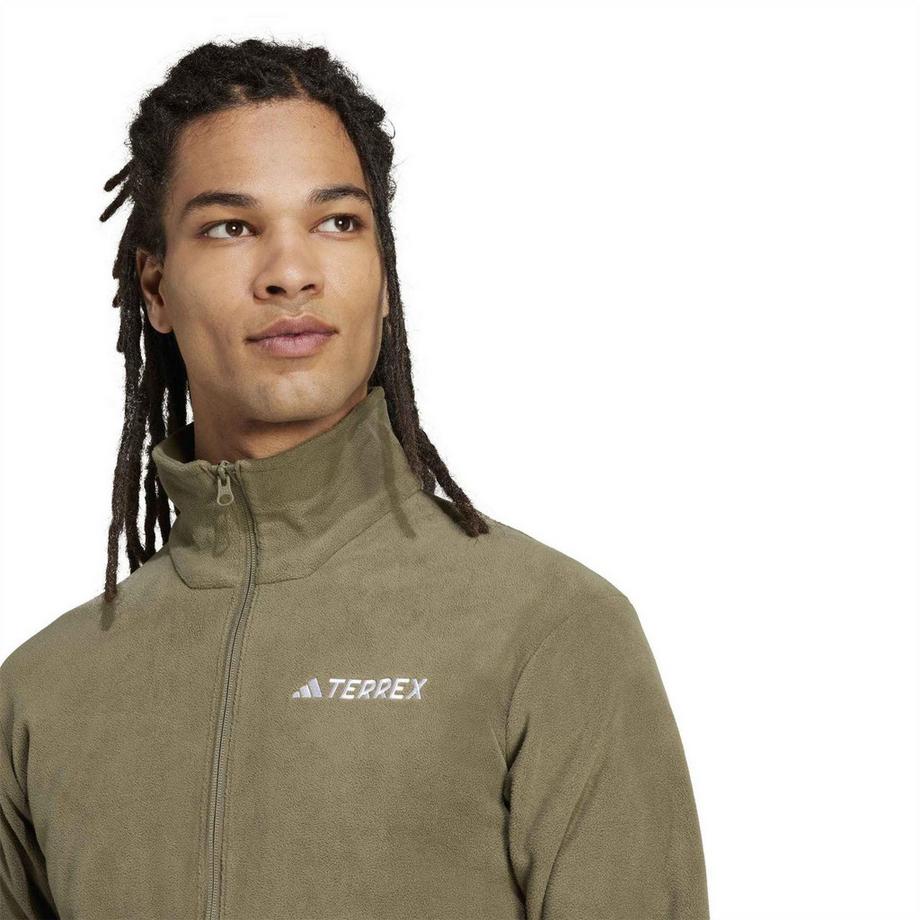 adidas Multi Essentials Giacca In Pile Cerniera Su Intera Lunghezza  