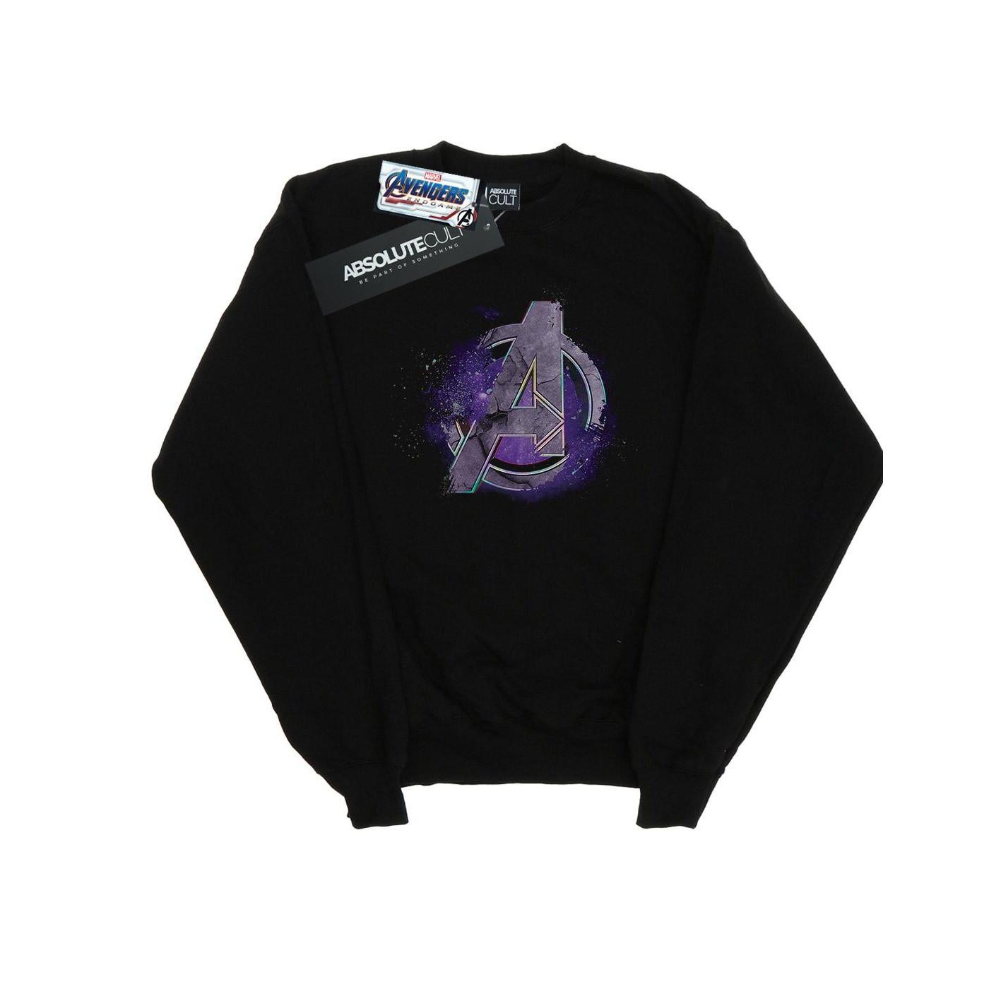 Image of Avengers Endgame Space Logo Sweatshirt Damen Schwarz M