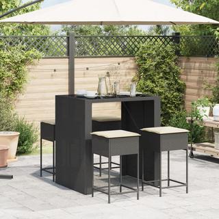 VidaXL Gartenbar set poly-rattan  