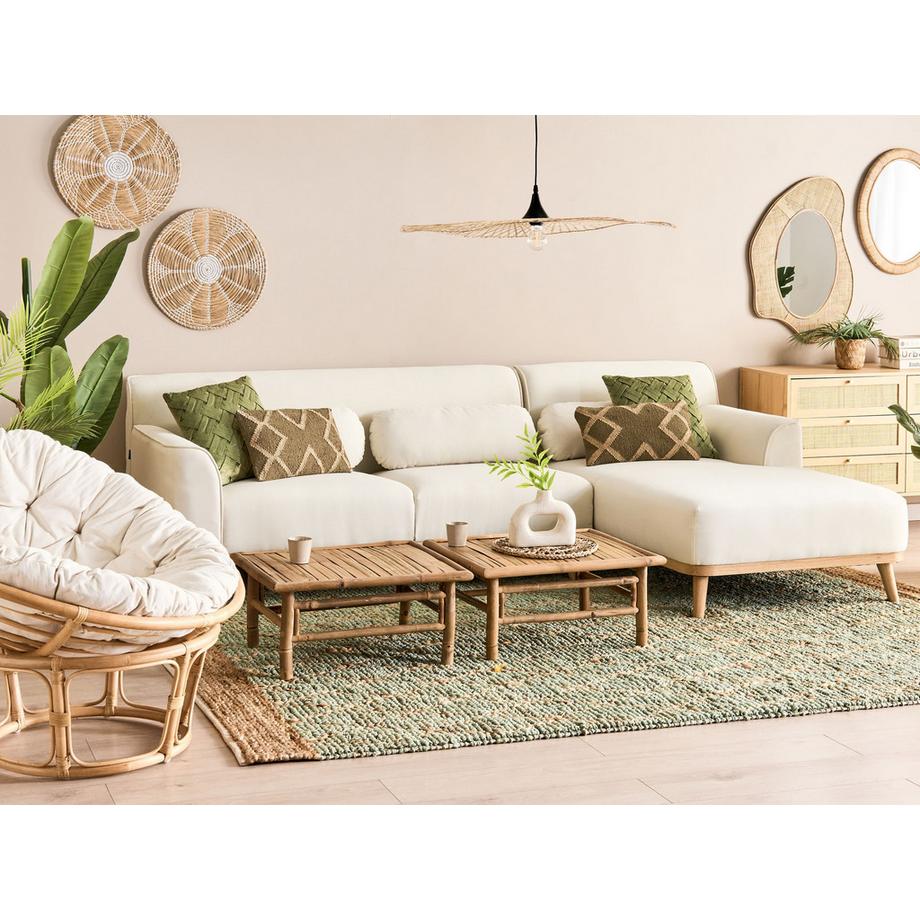 Beliani Cassettiera 6 cassetti en Pannello di fibre (LDF) Boho NIVO  