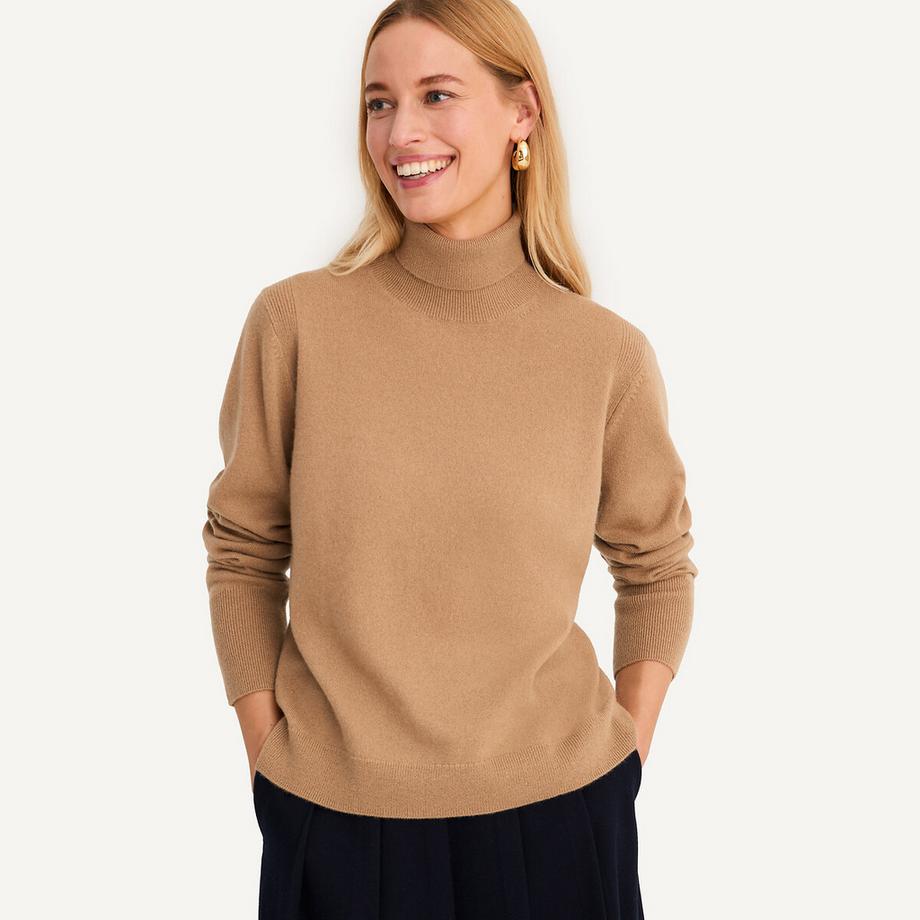La Redoute Collections Kaschmir Feinstrick Rollkragenpullover  