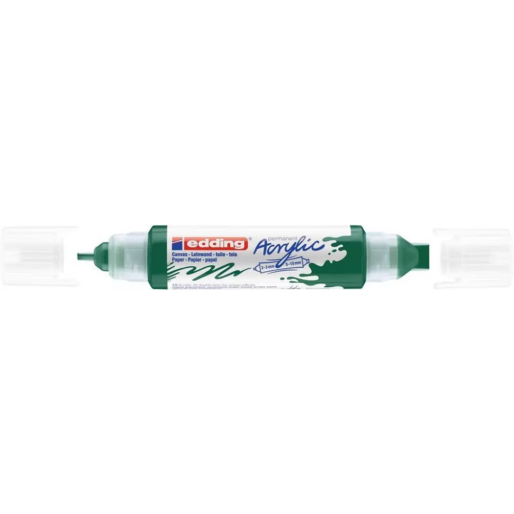 Edding -  Acrylmarker 5400 double liner, Waldgrün