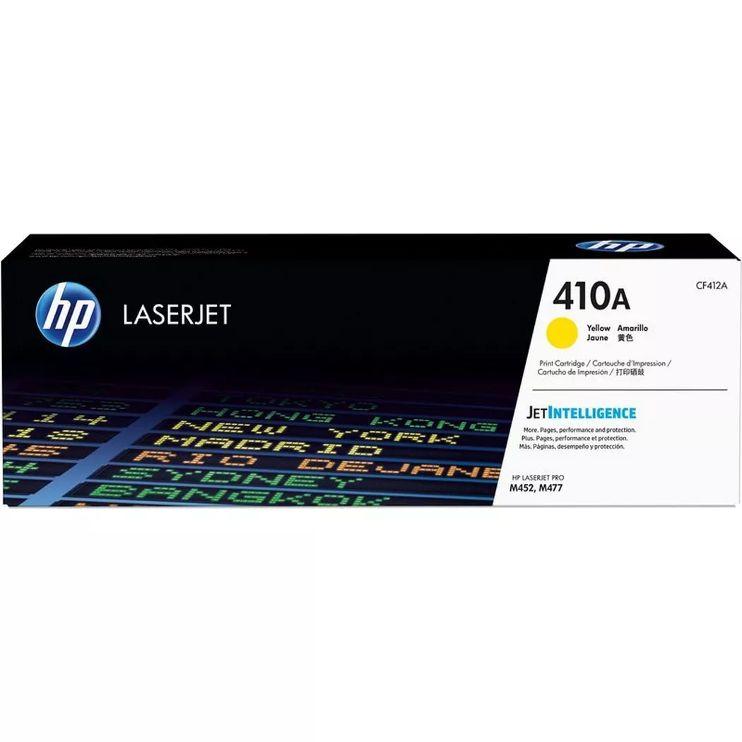 Hewlett-Packard – HP Toner-Modul 410A yellow CF412A CLJ Enterprise M452 2300 S., One Size