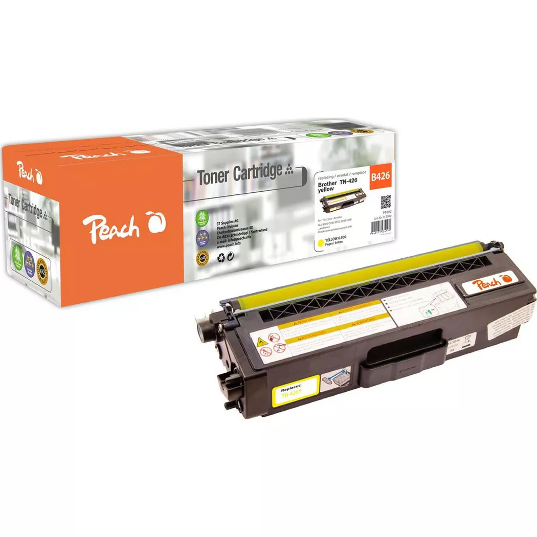 Peach – Toner Brother TN-426 Yellow, Schwarz, One Size