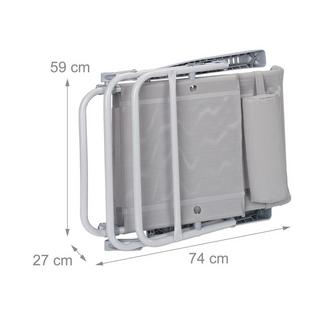 B2X Messingstuhl mit Nackenkissen  