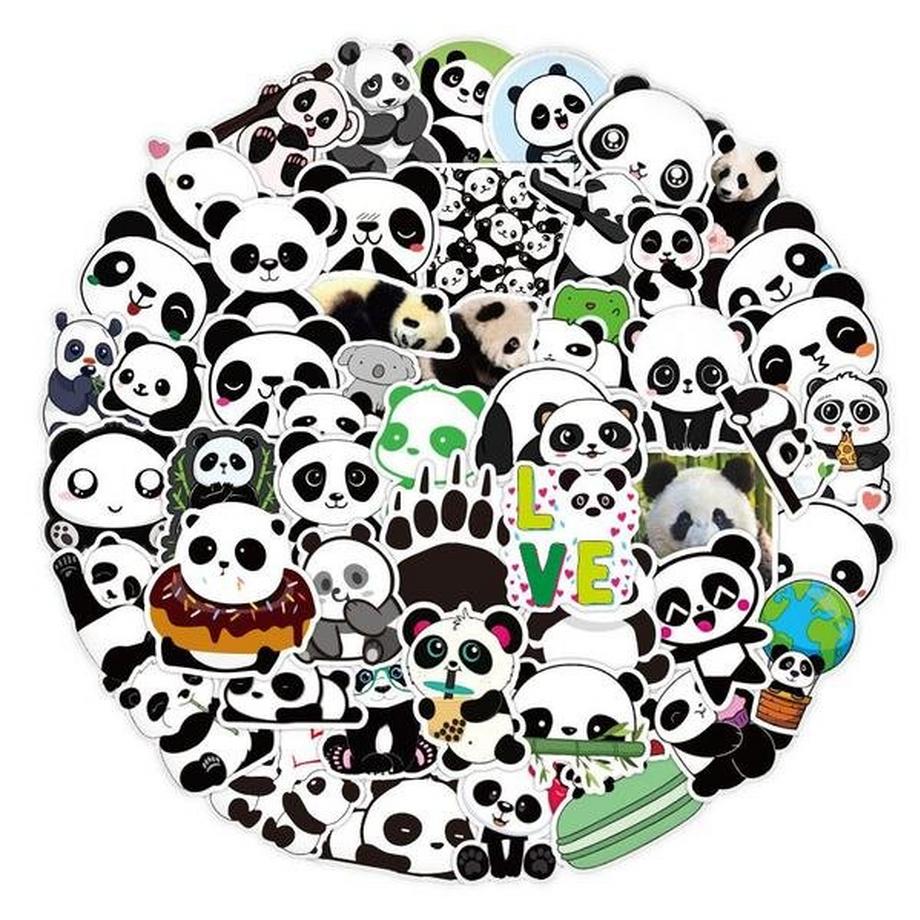 Gameloot Packung Aufkleber - Pandas  