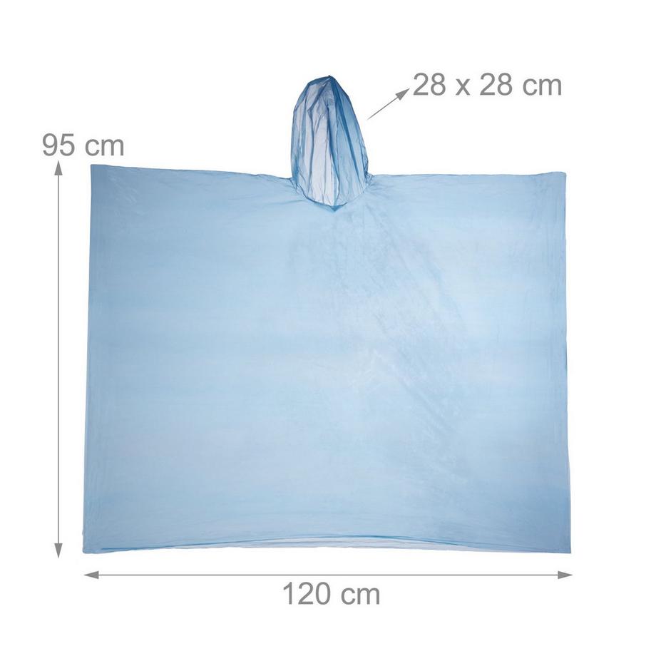 Northio Set di poncho usa e getta in 15 colori  
