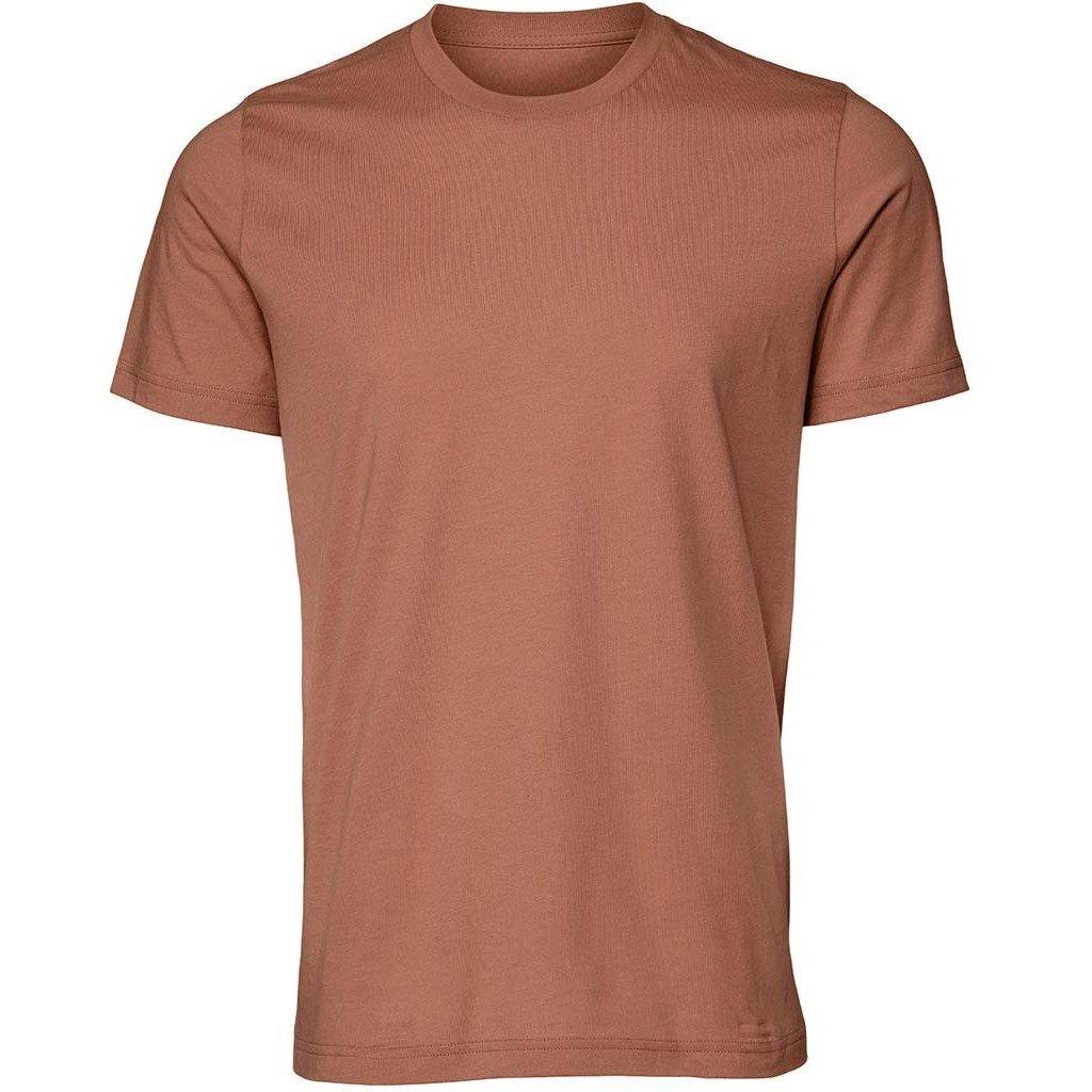 Image of Erwachsene Rundhalsausschnitt Tshirt Damen Braun XS