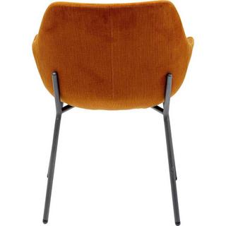 mutoni Chaise avec accoudoirs Avignon orange  