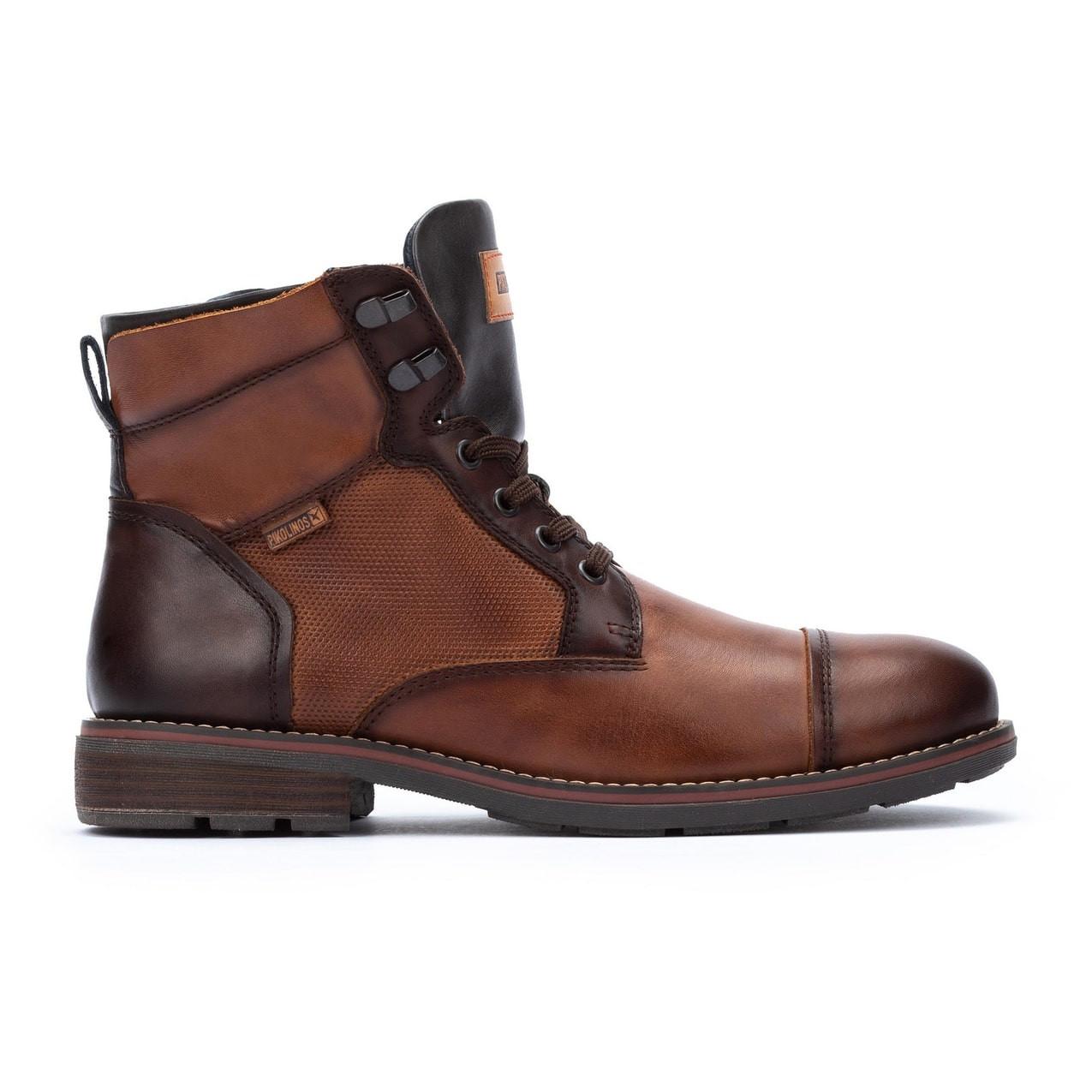Image of York - Leder Stiefelette Unisex Braun 42