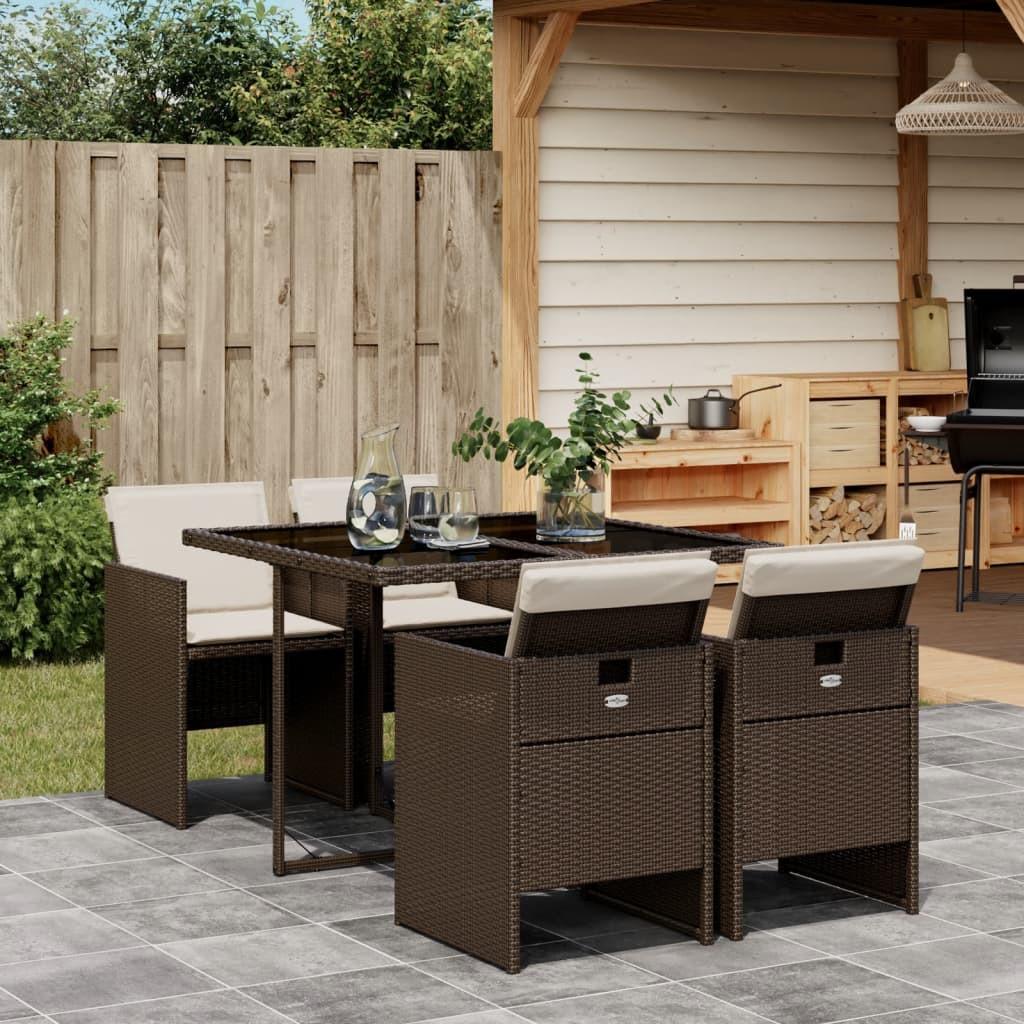 VidaXL Garten essgruppe poly-rattan  