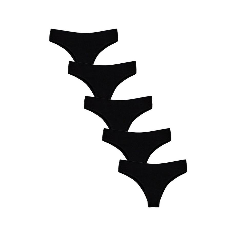 ULTRA SOFT Slip Brésilien Femme Pack de 5