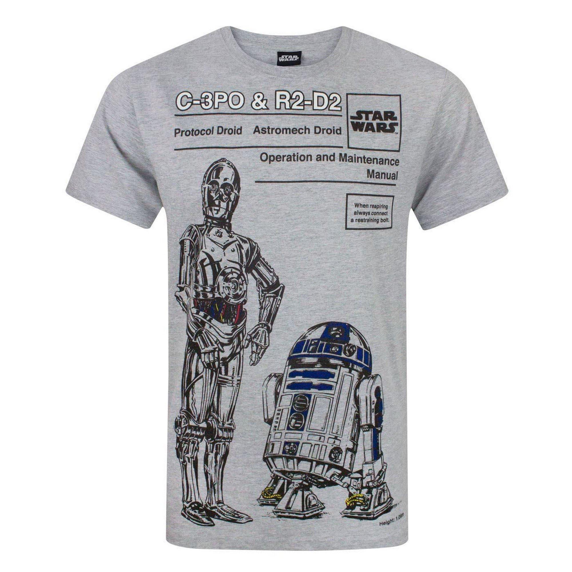 STAR WARS  Tshirt C3PO et R2D2 