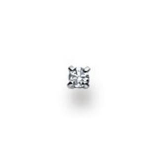 MUAU Schmuck  Nasenstecker Weissgold 750 Diamant 0.023ct. 