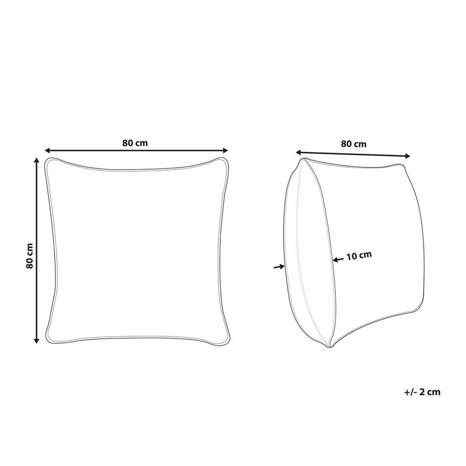 Beliani TRIGLAV Lyocell Kissen  