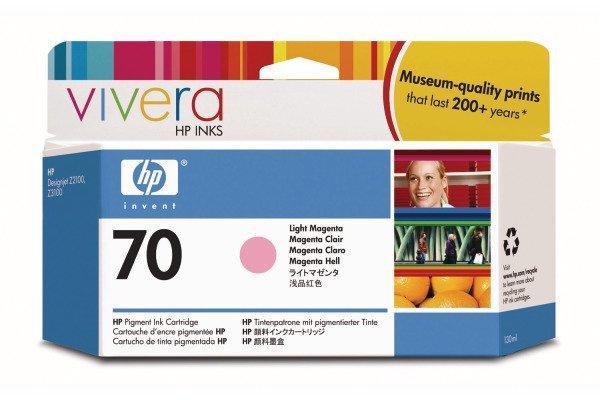 Hewlett-Packard  HP Tintenpatrone 70 light magenta C9455A DesignJet Z2100/3100 130ml 