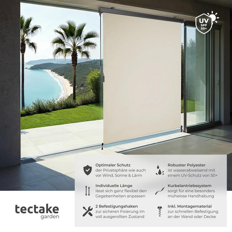 Tectake Store banne verticale ELOISE différentes tailles  