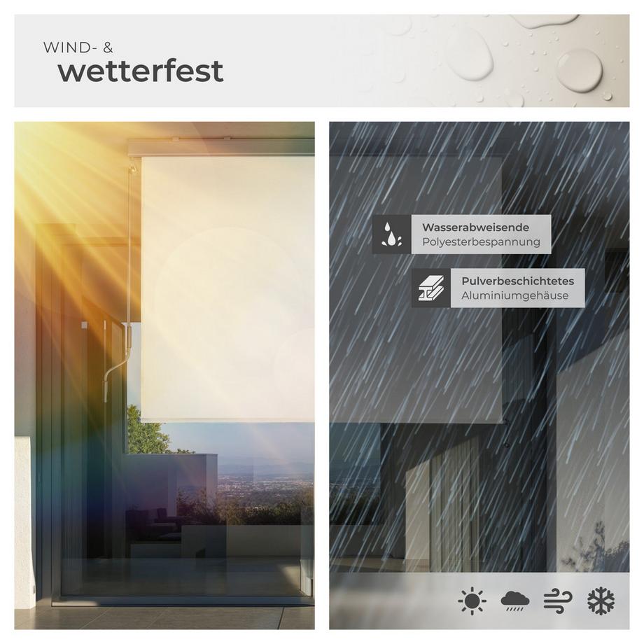 Tectake Store banne verticale ELOISE différentes tailles  