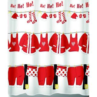 diaqua 'Rideau de douche textile XMAS Santa's Laundry'  