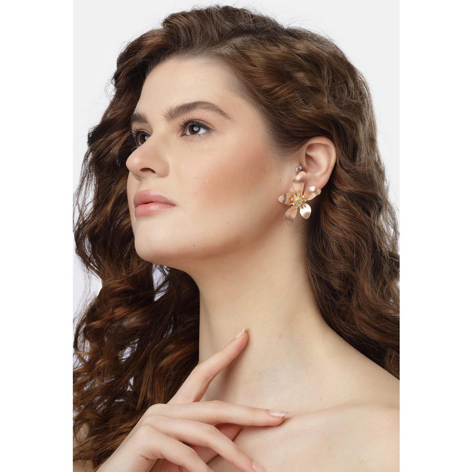 AVANT-GARDE PARIS  Florale Steckerohrringe 