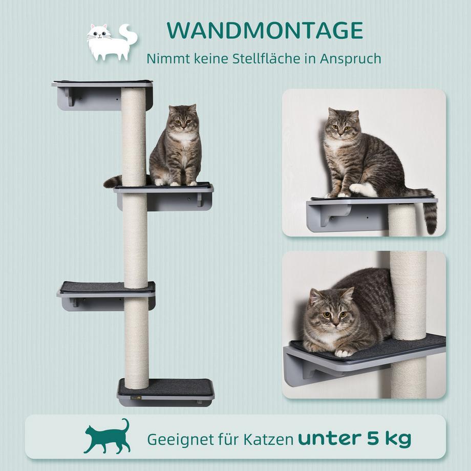 PawHut  Wandkratzbaum 