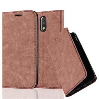 Cadorabo  Housse compatible avec Motorola MOTO G4 / G4 PLUS - Coque de protection avec fermeture magnétique, fonction de support et compartiment pour carte 