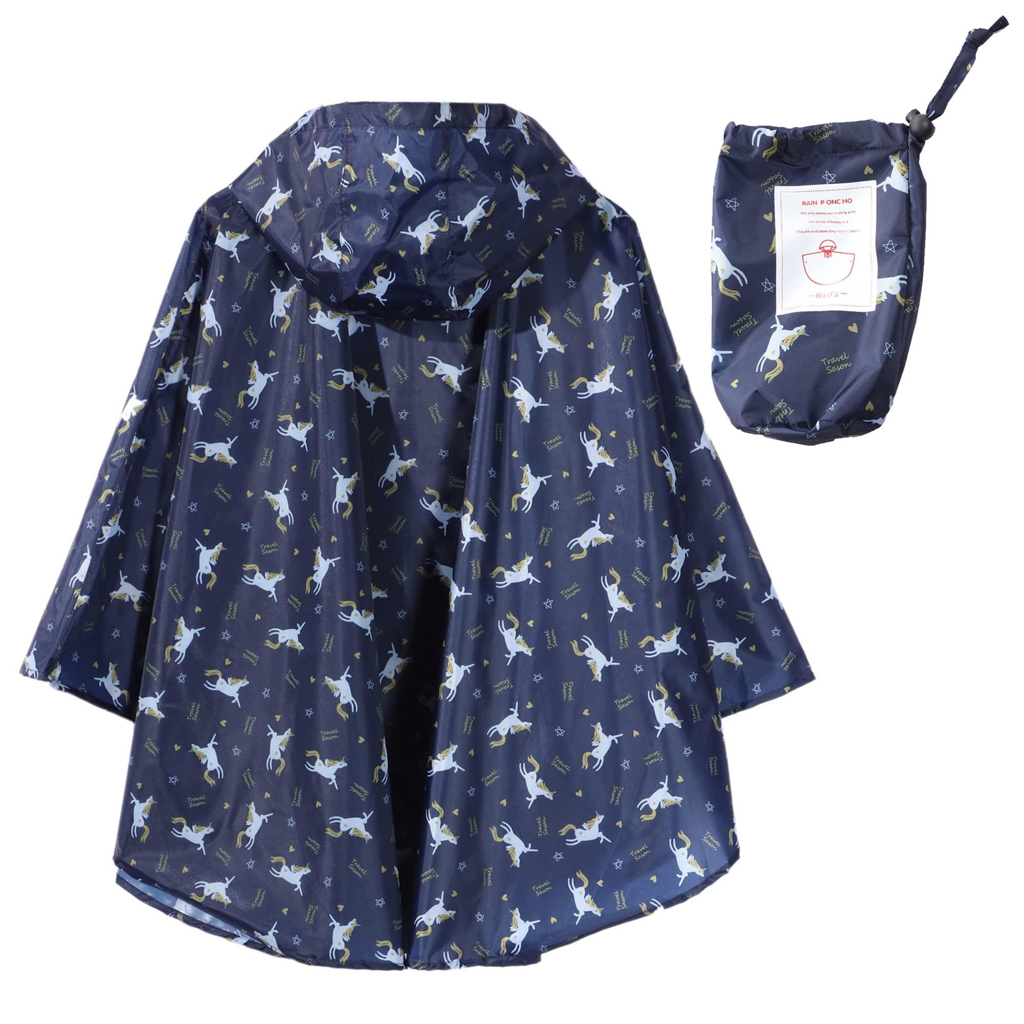Alopini Poncho de Pluie Enfant Imprimé Licorne  